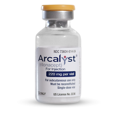 ARCALYST 20-mg glass vial